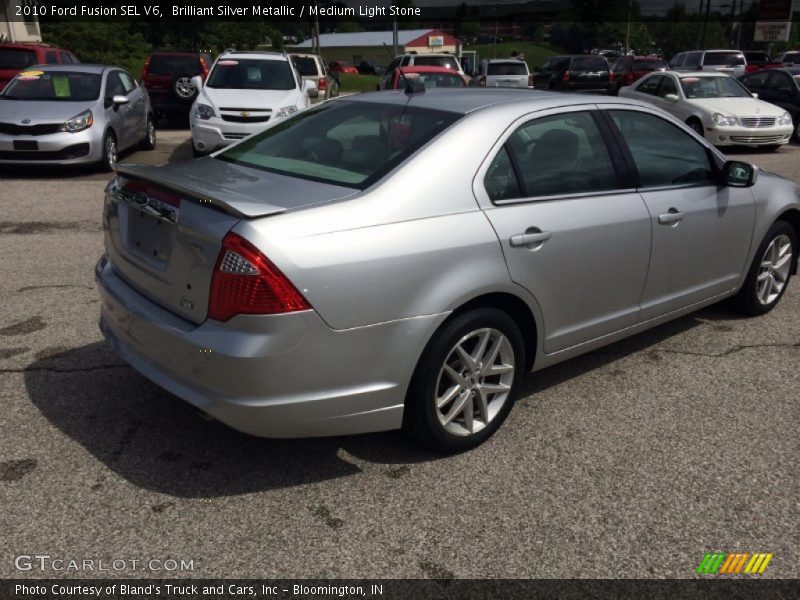 Brilliant Silver Metallic / Medium Light Stone 2010 Ford Fusion SEL V6