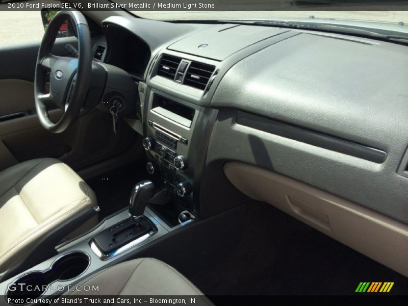 Brilliant Silver Metallic / Medium Light Stone 2010 Ford Fusion SEL V6