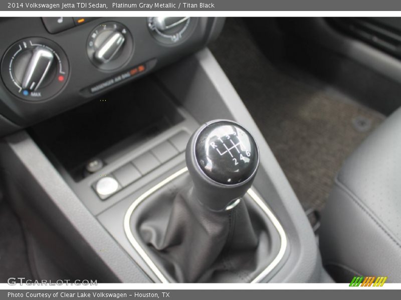 Platinum Gray Metallic / Titan Black 2014 Volkswagen Jetta TDI Sedan