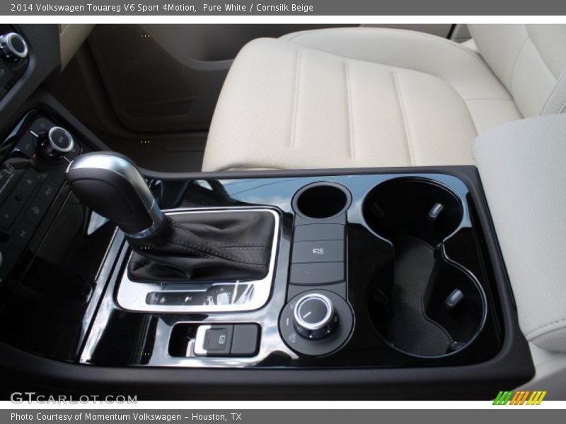 Pure White / Cornsilk Beige 2014 Volkswagen Touareg V6 Sport 4Motion