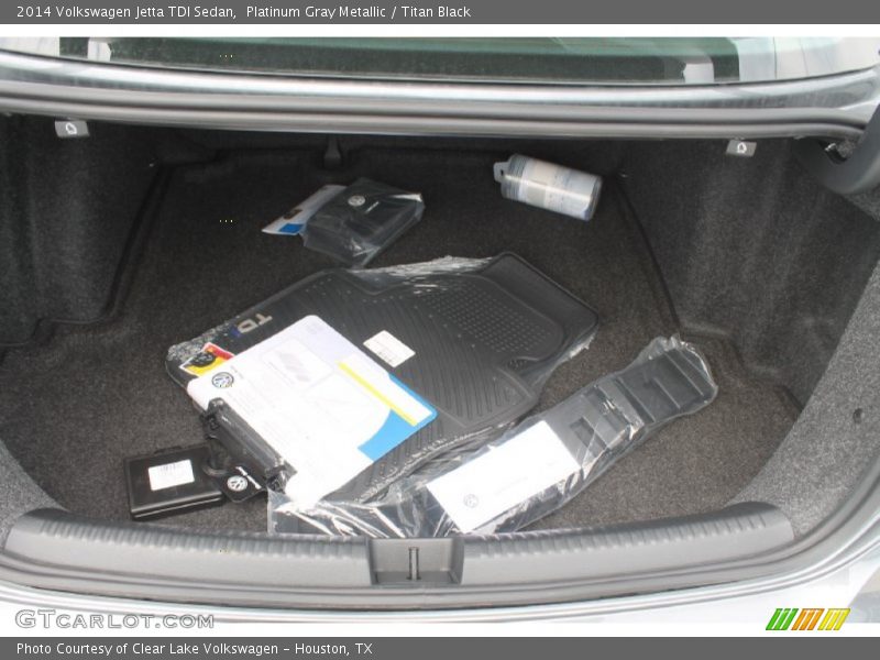 Platinum Gray Metallic / Titan Black 2014 Volkswagen Jetta TDI Sedan