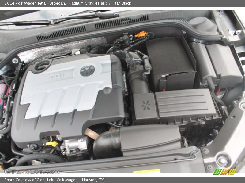 Platinum Gray Metallic / Titan Black 2014 Volkswagen Jetta TDI Sedan