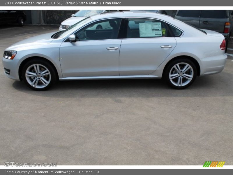 Reflex Silver Metallic / Titan Black 2014 Volkswagen Passat 1.8T SE