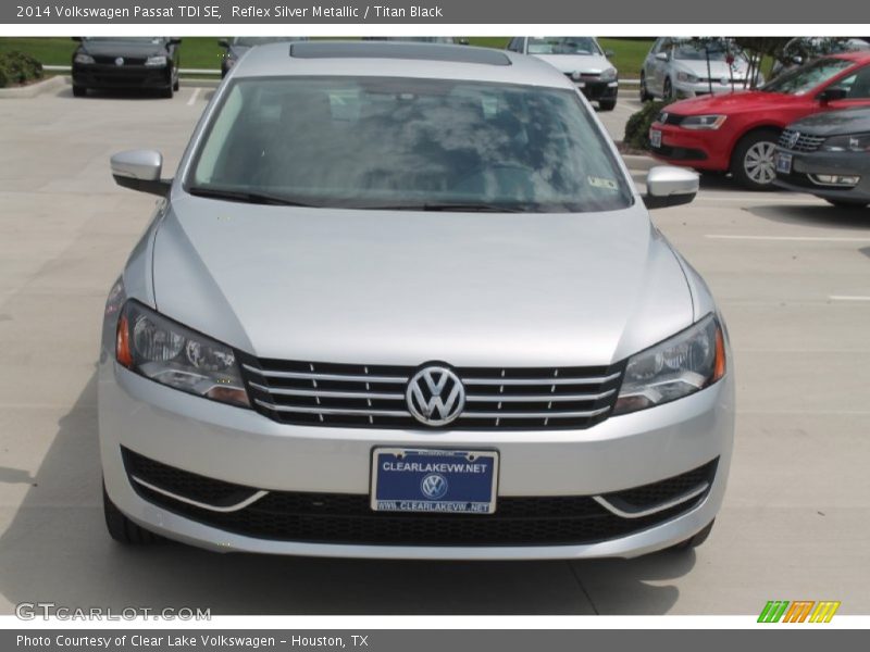 Reflex Silver Metallic / Titan Black 2014 Volkswagen Passat TDI SE