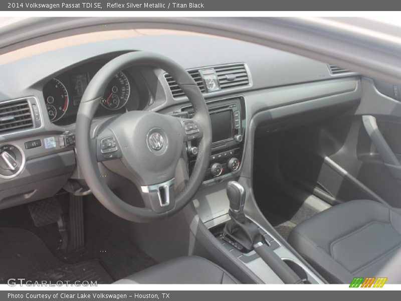 Reflex Silver Metallic / Titan Black 2014 Volkswagen Passat TDI SE