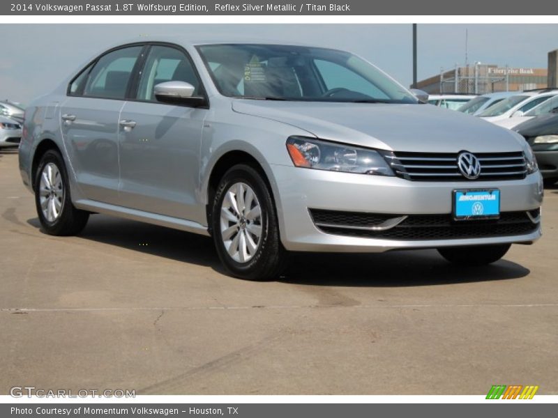 Reflex Silver Metallic / Titan Black 2014 Volkswagen Passat 1.8T Wolfsburg Edition