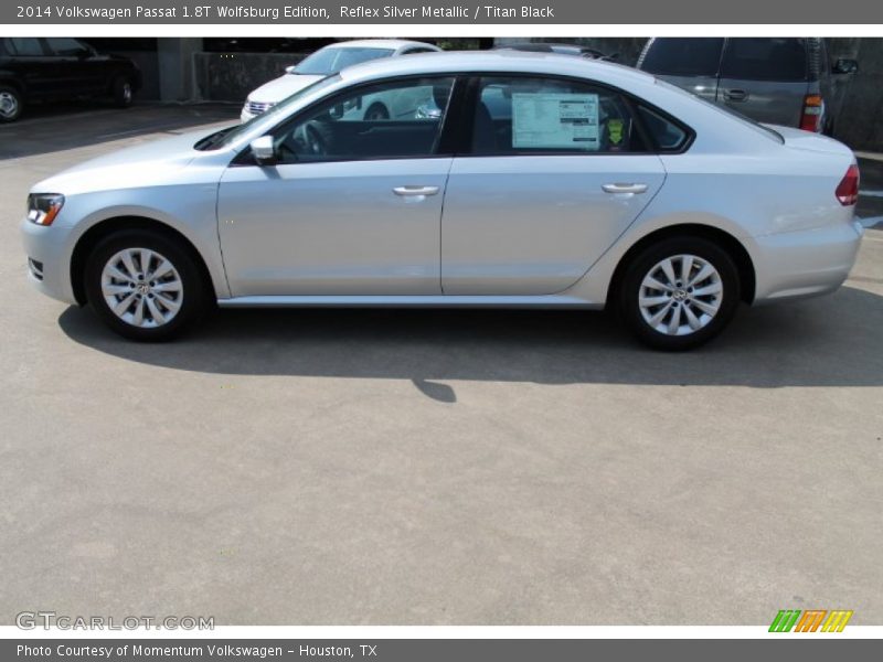 Reflex Silver Metallic / Titan Black 2014 Volkswagen Passat 1.8T Wolfsburg Edition