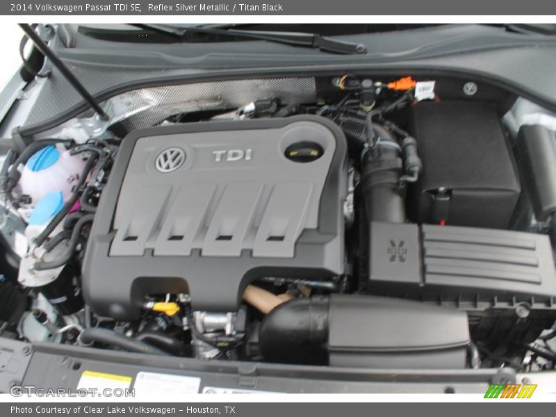 Reflex Silver Metallic / Titan Black 2014 Volkswagen Passat TDI SE