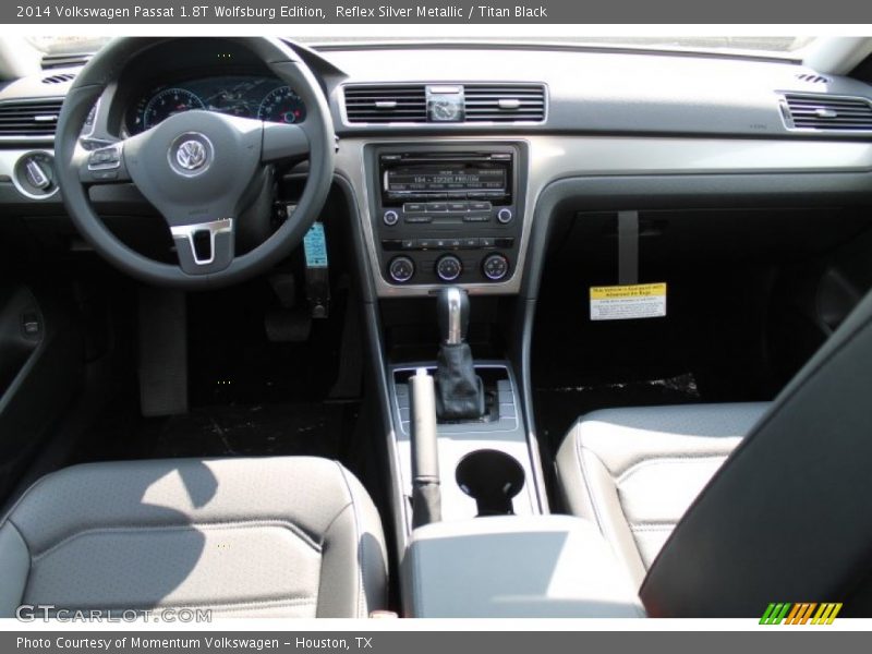 Reflex Silver Metallic / Titan Black 2014 Volkswagen Passat 1.8T Wolfsburg Edition
