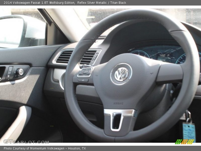 Reflex Silver Metallic / Titan Black 2014 Volkswagen Passat 1.8T Wolfsburg Edition
