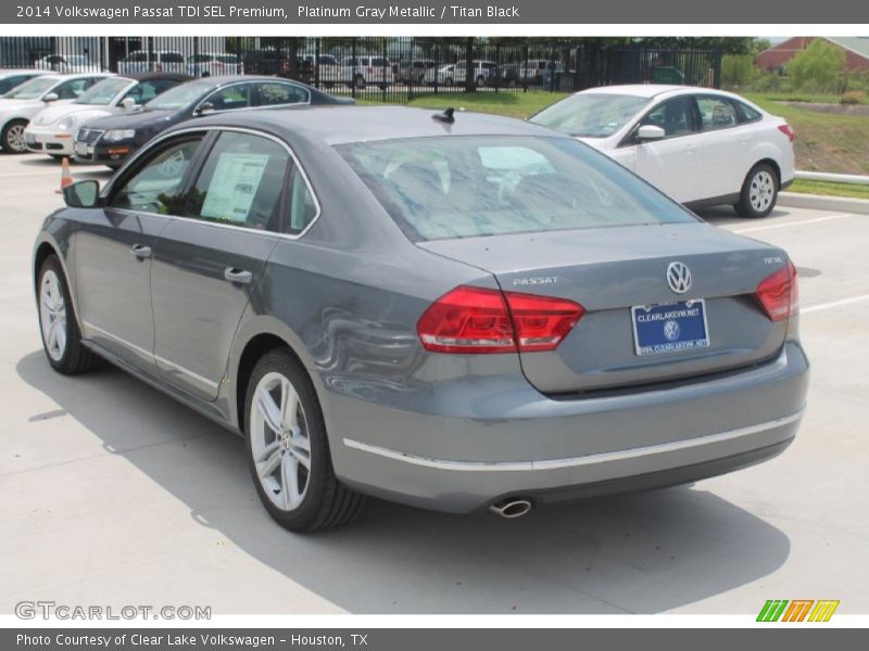 Platinum Gray Metallic / Titan Black 2014 Volkswagen Passat TDI SEL Premium