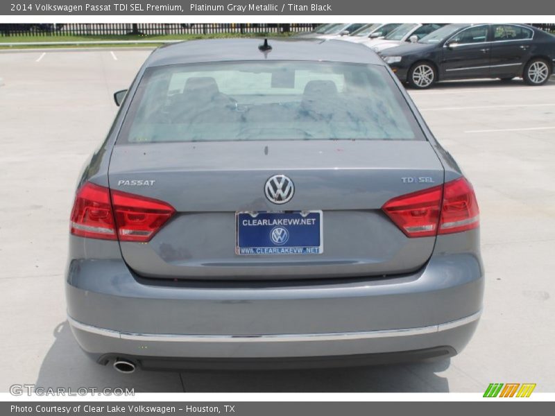 Platinum Gray Metallic / Titan Black 2014 Volkswagen Passat TDI SEL Premium