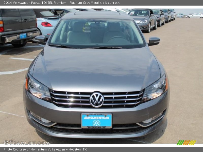 Platinum Gray Metallic / Moonrock 2014 Volkswagen Passat TDI SEL Premium