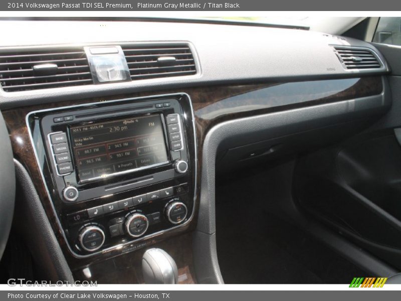 Platinum Gray Metallic / Titan Black 2014 Volkswagen Passat TDI SEL Premium