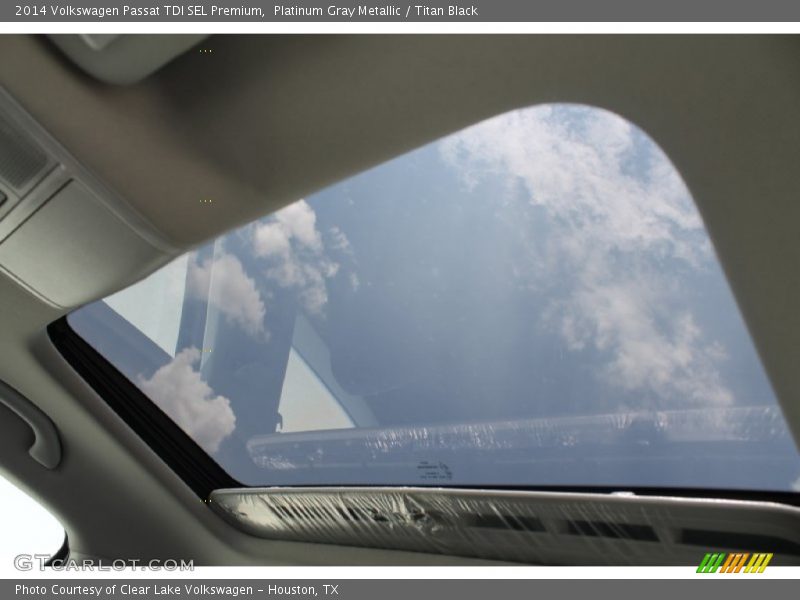 Platinum Gray Metallic / Titan Black 2014 Volkswagen Passat TDI SEL Premium
