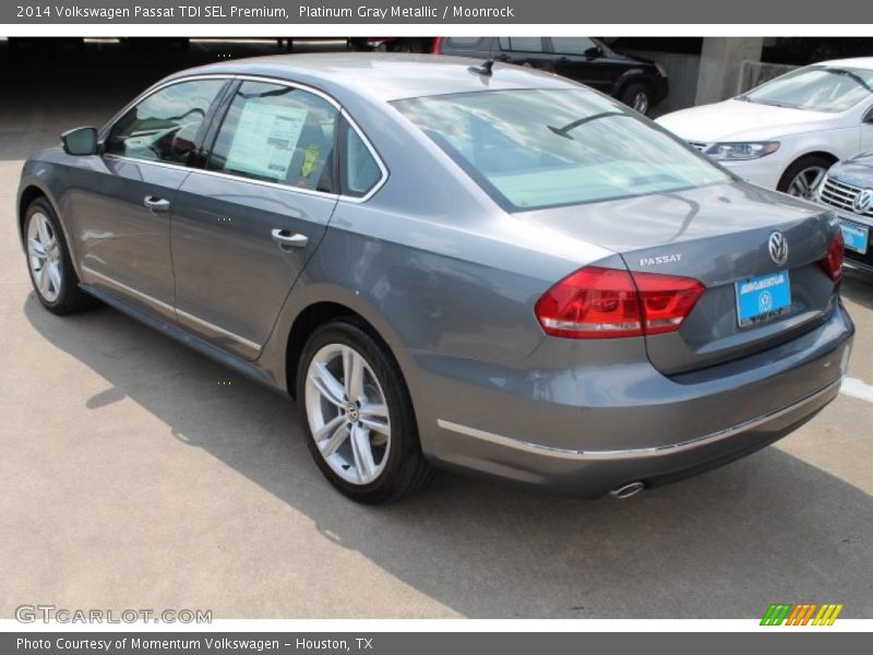 Platinum Gray Metallic / Moonrock 2014 Volkswagen Passat TDI SEL Premium