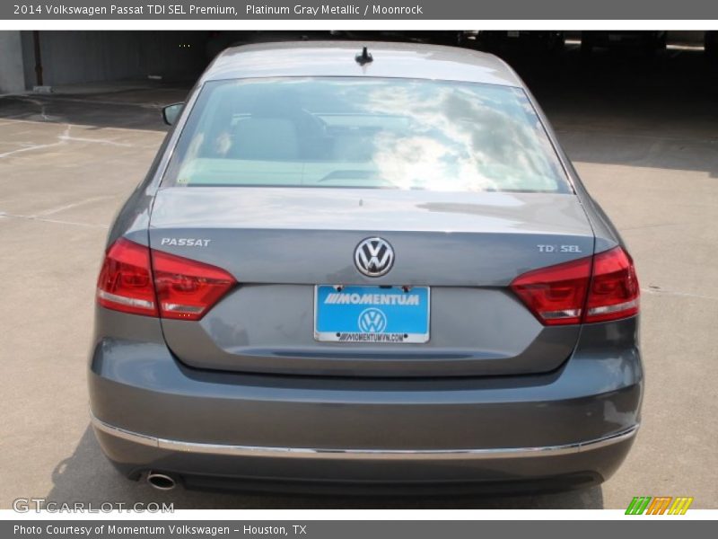 Platinum Gray Metallic / Moonrock 2014 Volkswagen Passat TDI SEL Premium