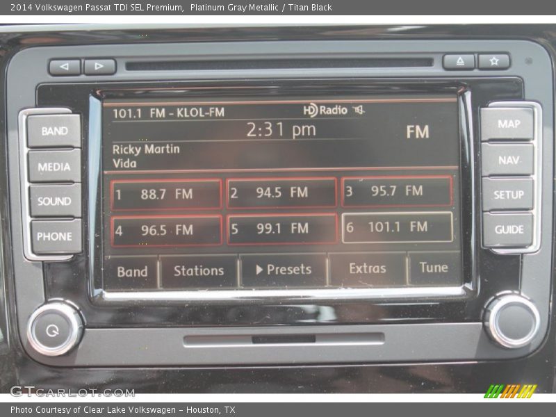 Platinum Gray Metallic / Titan Black 2014 Volkswagen Passat TDI SEL Premium