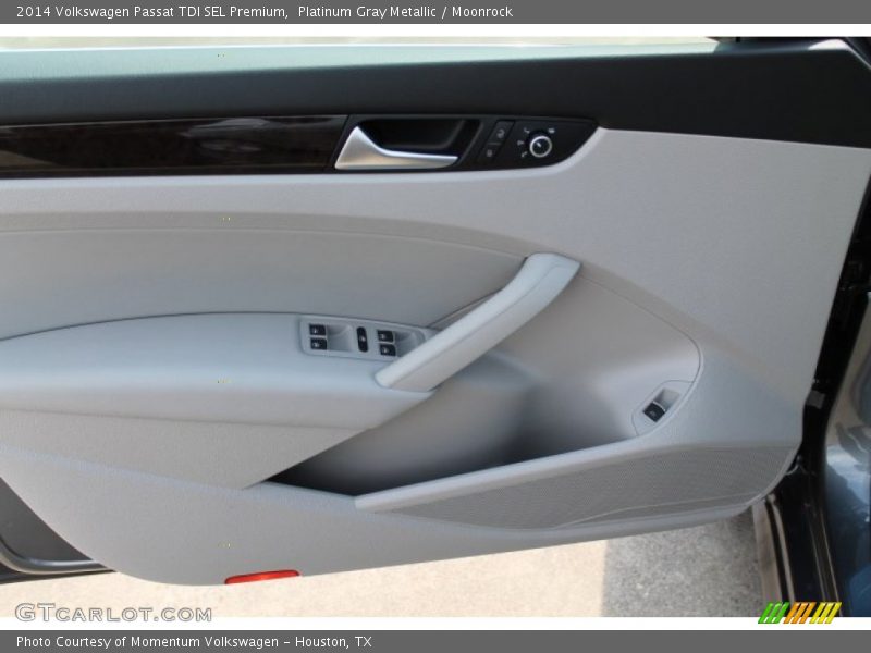 Platinum Gray Metallic / Moonrock 2014 Volkswagen Passat TDI SEL Premium
