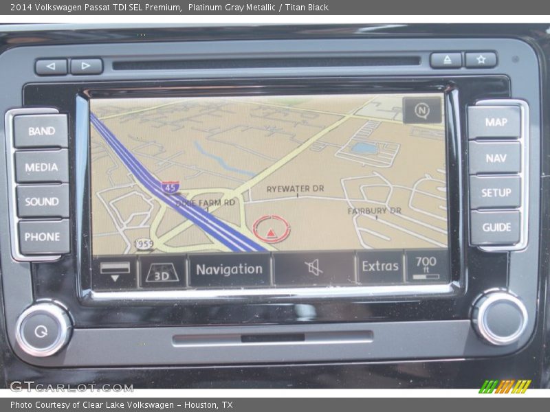 Platinum Gray Metallic / Titan Black 2014 Volkswagen Passat TDI SEL Premium