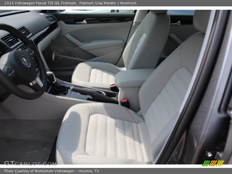Platinum Gray Metallic / Moonrock 2014 Volkswagen Passat TDI SEL Premium