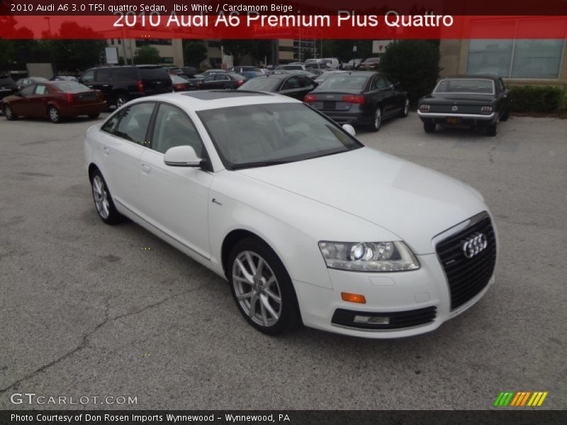 Ibis White / Cardamom Beige 2010 Audi A6 3.0 TFSI quattro Sedan
