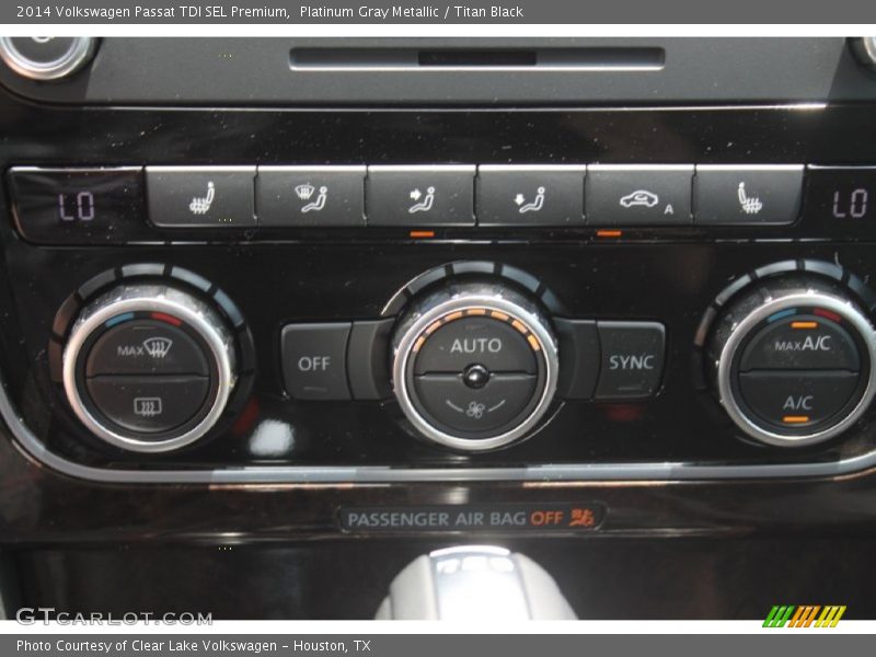 Platinum Gray Metallic / Titan Black 2014 Volkswagen Passat TDI SEL Premium