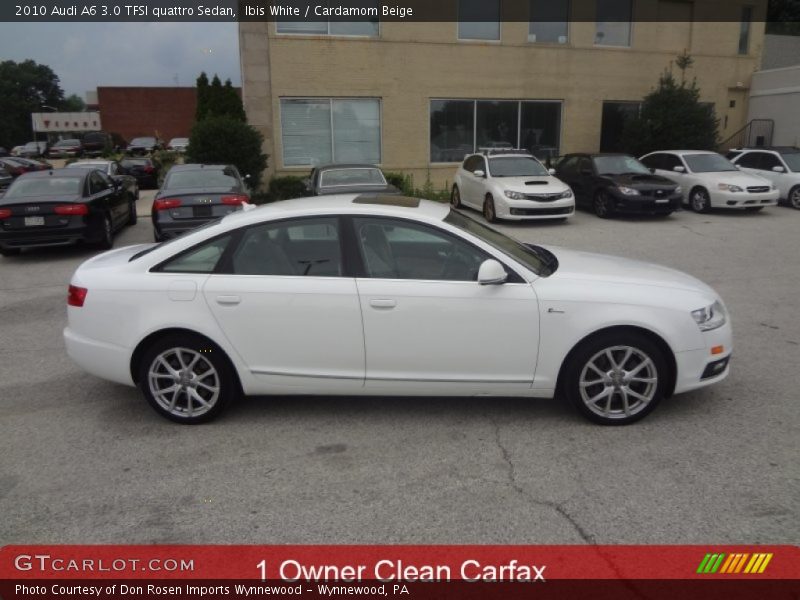 Ibis White / Cardamom Beige 2010 Audi A6 3.0 TFSI quattro Sedan