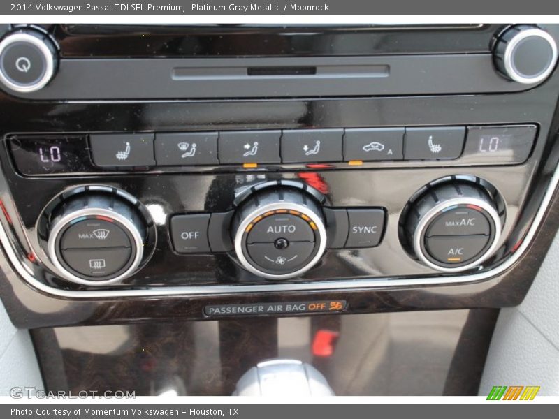Platinum Gray Metallic / Moonrock 2014 Volkswagen Passat TDI SEL Premium
