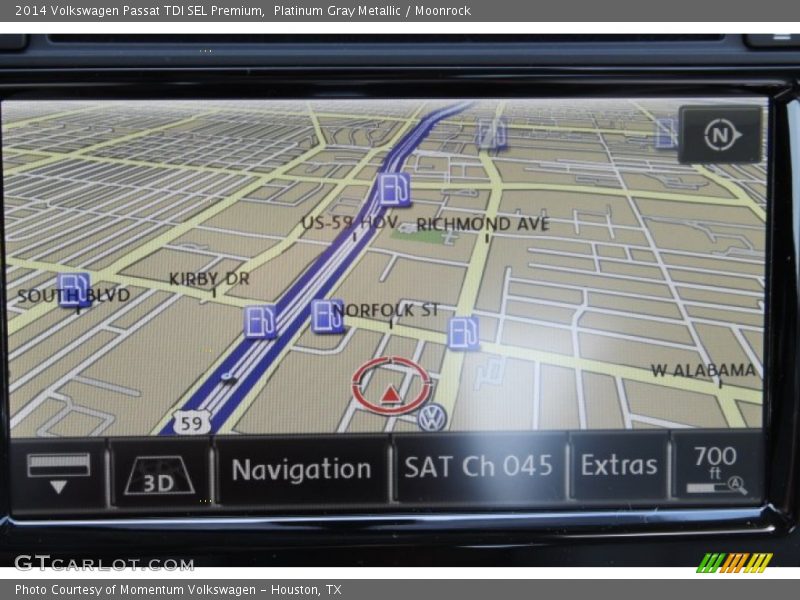 Platinum Gray Metallic / Moonrock 2014 Volkswagen Passat TDI SEL Premium