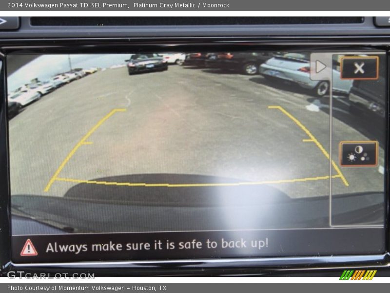 Platinum Gray Metallic / Moonrock 2014 Volkswagen Passat TDI SEL Premium