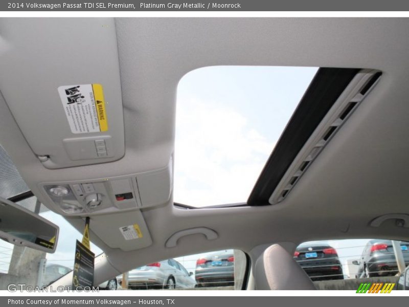 Platinum Gray Metallic / Moonrock 2014 Volkswagen Passat TDI SEL Premium