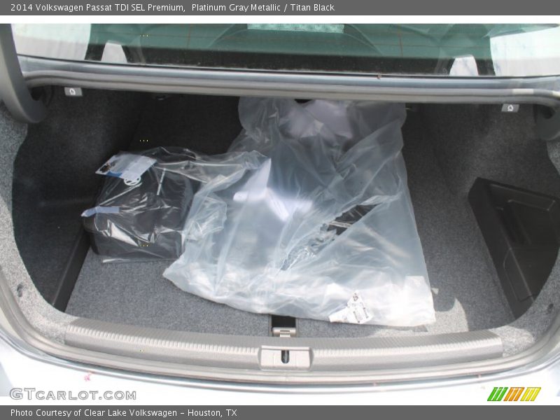 Platinum Gray Metallic / Titan Black 2014 Volkswagen Passat TDI SEL Premium