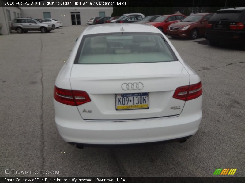 Ibis White / Cardamom Beige 2010 Audi A6 3.0 TFSI quattro Sedan