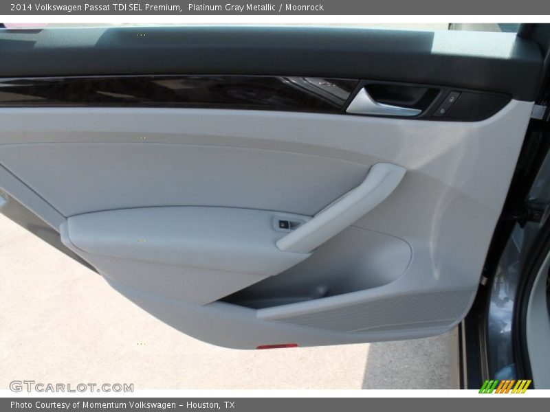 Platinum Gray Metallic / Moonrock 2014 Volkswagen Passat TDI SEL Premium