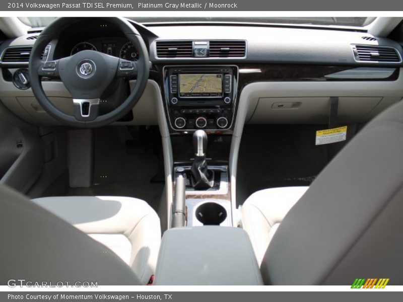 Platinum Gray Metallic / Moonrock 2014 Volkswagen Passat TDI SEL Premium