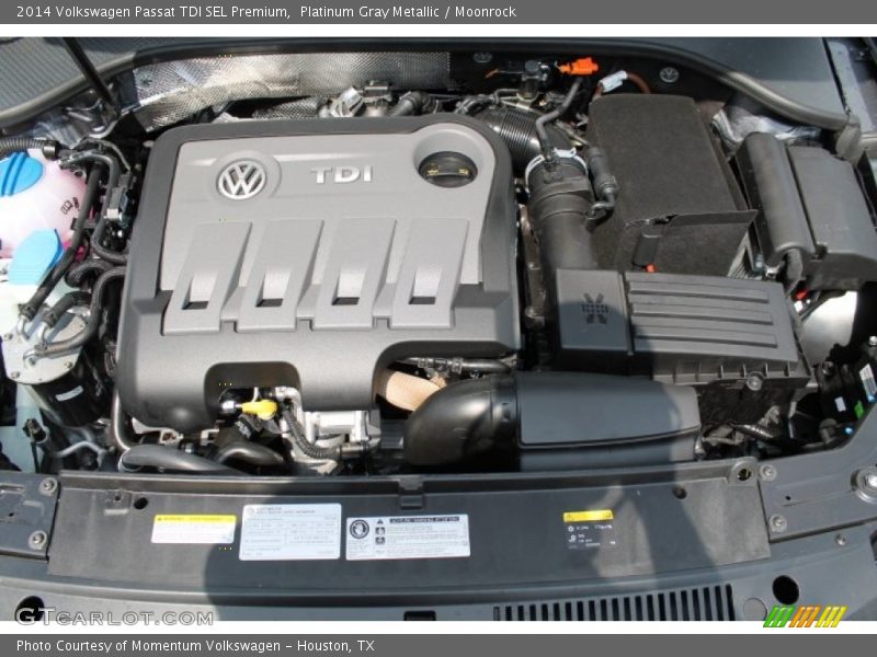 Platinum Gray Metallic / Moonrock 2014 Volkswagen Passat TDI SEL Premium