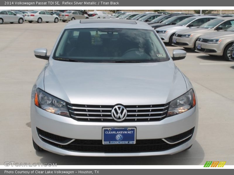 Reflex Silver Metallic / Titan Black 2014 Volkswagen Passat TDI SE