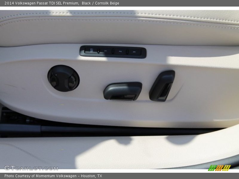 Black / Cornsilk Beige 2014 Volkswagen Passat TDI SEL Premium