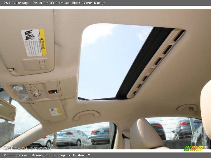Black / Cornsilk Beige 2014 Volkswagen Passat TDI SEL Premium