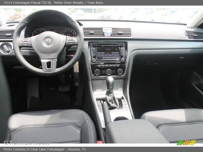 Reflex Silver Metallic / Titan Black 2014 Volkswagen Passat TDI SE