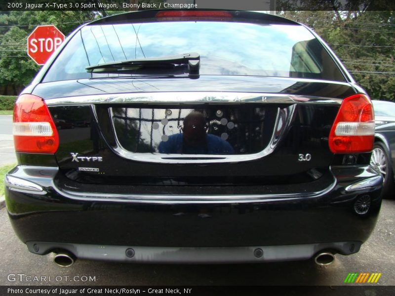 Ebony Black / Champagne 2005 Jaguar X-Type 3.0 Sport Wagon