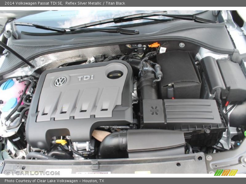Reflex Silver Metallic / Titan Black 2014 Volkswagen Passat TDI SE