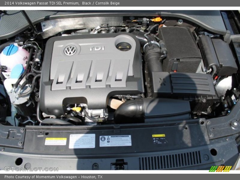 Black / Cornsilk Beige 2014 Volkswagen Passat TDI SEL Premium