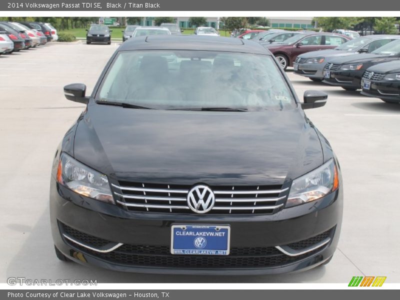 Black / Titan Black 2014 Volkswagen Passat TDI SE