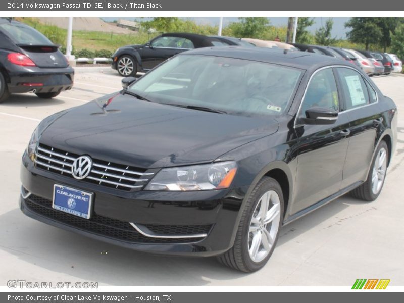 Black / Titan Black 2014 Volkswagen Passat TDI SE