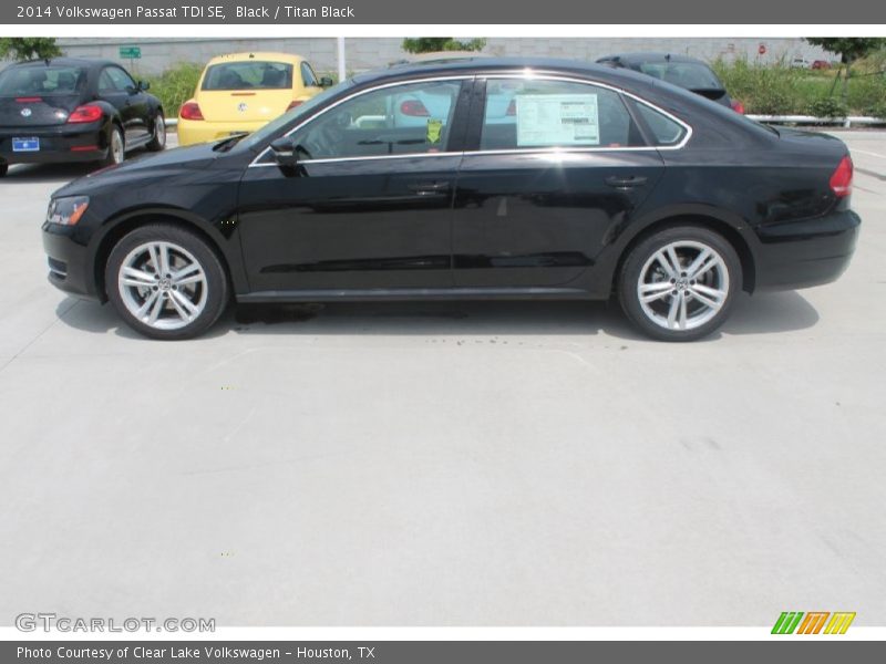 Black / Titan Black 2014 Volkswagen Passat TDI SE