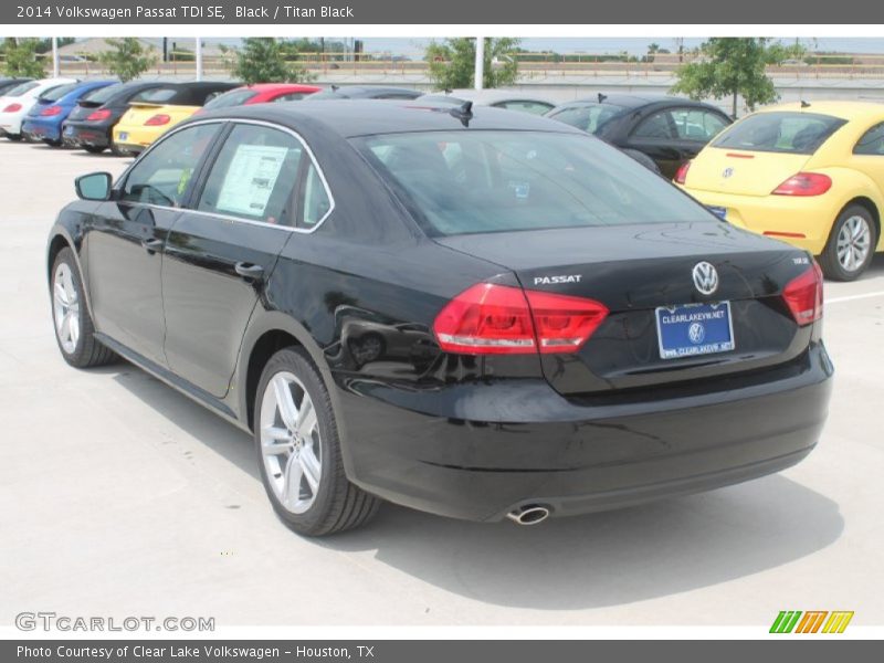 Black / Titan Black 2014 Volkswagen Passat TDI SE