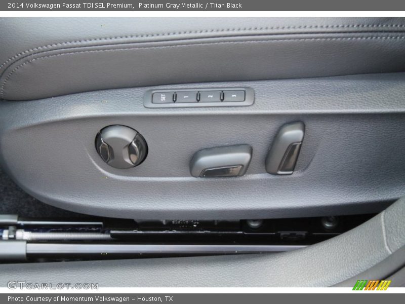 Platinum Gray Metallic / Titan Black 2014 Volkswagen Passat TDI SEL Premium