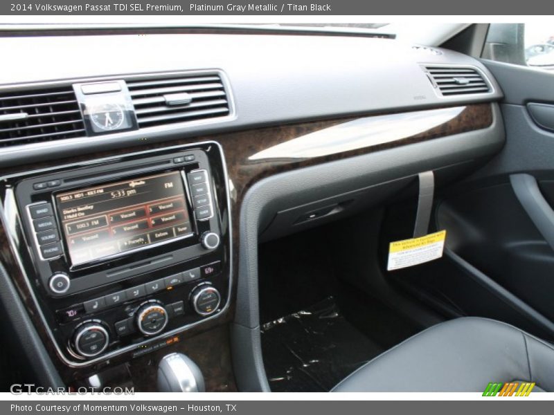Platinum Gray Metallic / Titan Black 2014 Volkswagen Passat TDI SEL Premium